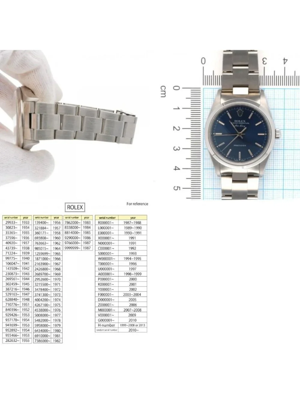 Rolex Air King Oy Star Perpetual Watch Stainless Steel Automatic